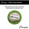 Champion Sports Leather Baseball Set: Dozen Indoor / Outdoor Genuine Leather Official League Baseballs for Practice Training or Real Game – OLB1 Pack of 12