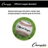 Champion Sports Leather Baseball Set: Dozen Indoor / Outdoor Genuine Leather Official League Baseballs for Practice Training or Real Game – OLB5 Pack of 12