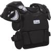 Champion Sports Low Rebound Foam Professional Model Chest Protector – 12″ – Black