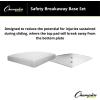 Champion Sports Official Size Safety Breakaway Baseball Base Set – Quick Release Baseball Base Set