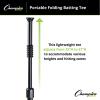 Champion Sports Portable Folding Batting Tee – Lightweight Adjustable Batting Tee Folds for Easy Storage