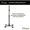 Champion Sports Portable Folding Batting Tee – Lightweight Adjustable Batting Tee Folds for Easy Storage