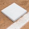 Champion Sports Pro Double First Base Set – Durable Heay Duty Beveled Double First Base – Solid One Piece Construction – Set of 3 – Ground Anchors Not Included