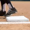 Champion Sports Pro Double First Base Set – Durable Heay Duty Beveled Double First Base – Solid One Piece Construction – Set of 3 – Ground Anchors Not Included