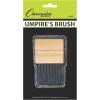 Champion Sports Umpire’s Brush With Durable Bristles and Wooden Handle
