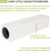 Champion Sports Youth League 4-Way Pitcher’s Box, White