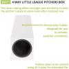 Champion Sports Youth League 4-Way Pitcher’s Box, White