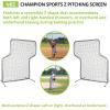 Champion Sports Z Baseball Pitching Screen – Reversible Design Baseball Pitching Screen for Versatility and Safety – Baseball Pitching Screen Easy Setup and Enhanced Protection