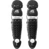 Champion Sports 14.5″L Double Knee Full Wing Shin Guards with Wrap-around Padding and Removable Second Toe – Ages: 12-16