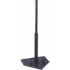 Champion Sports Deluxe Batting Tee – Mounted on Official Home Plate, Adjustable Telescopic Molded Rubber Tee, Multiple Style Options – Singles & Sets Available(1 Position)