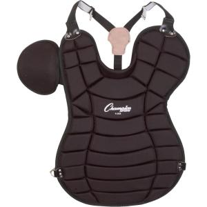 Champion Sports 17″ Lightweight Multi-layered Pro Adult Model Chest Protector – Removable Shoulder Cap Chest Protector – Ages: 16-18
