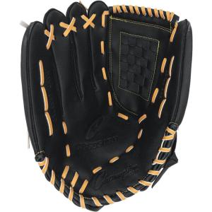 Champion Sports Exceptional Comfort Grip Left-Handed Glove – Triple Bar Open Web with Fastback Design – Deep-Set Pocket, Adjustable Wrist Strap with Velcro® Closure – Adult XL – H.S.