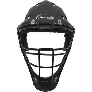 Champion Sports Hockey Style Catcher’s Helmet Mask – Adult/Youth Sizes – High-Impact ABS Construction Catcher’s Mask – Ventilation Holes – Foam Liner – Adjustable – Reinforced Cage – NOCSAE® and SEI