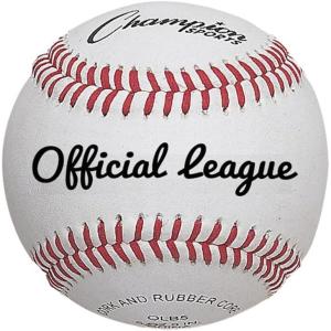 Champion Sports Leather Baseball Set: Dozen Indoor / Outdoor Genuine Leather Official League Baseballs for Practice Training or Real Game – OLB5 Pack of 12