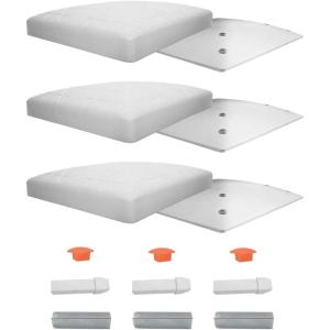 Champion Sports Official Size Safety Breakaway Baseball Base Set – Quick Release Baseball Base Set