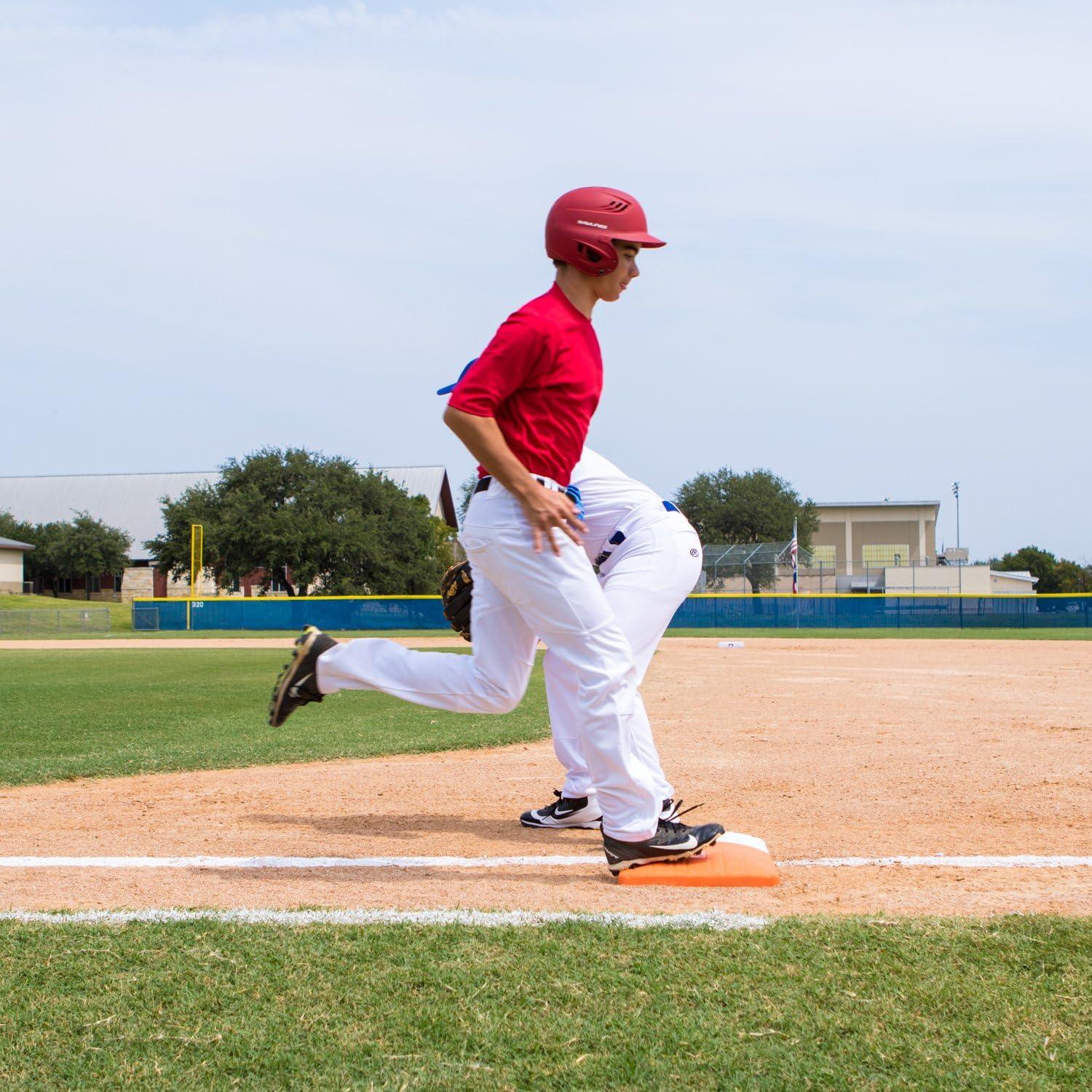 image:imageChampion Sports Hollywood Style Impact Double First Base Solid One Piece Molded Construction Rubber Double First Base Ground Anchors Not IncludedOrange
