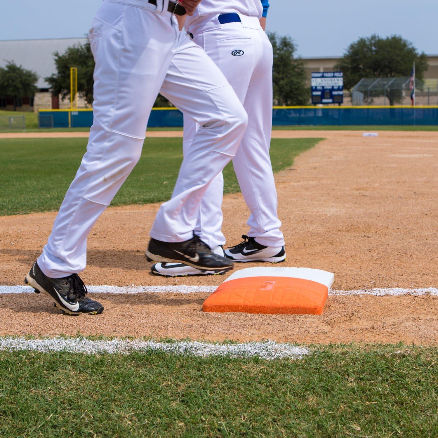 image:imageChampion Sports Hollywood Style Impact Double First Base Solid One Piece Molded Construction Rubber Double First Base Ground Anchors Not IncludedOrange