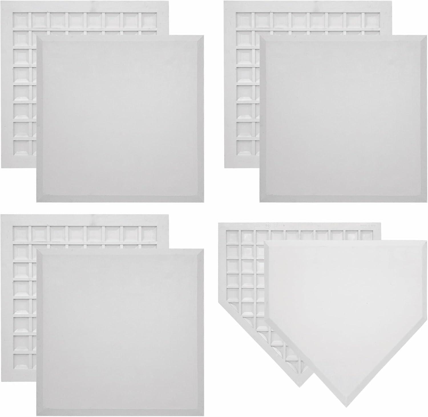 image:imageChampion Sports Rubber Bases Set of 4 HeavyDuty ThrowDown Bases for Baseball amp Softball