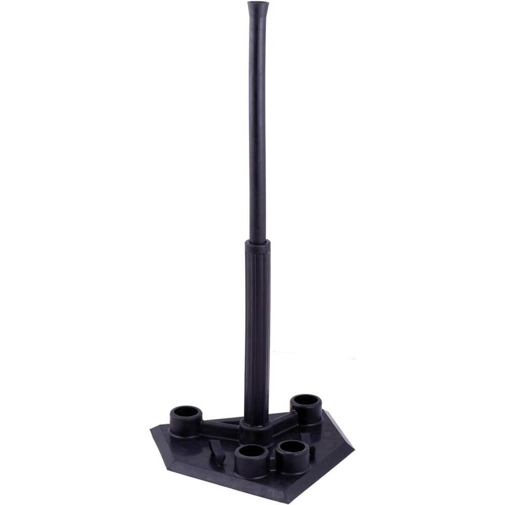 image:imageChampion Sports 5Position Batting Tee Mounted Adjustable Telescopic Batting Tee With 5 Hitting Zones