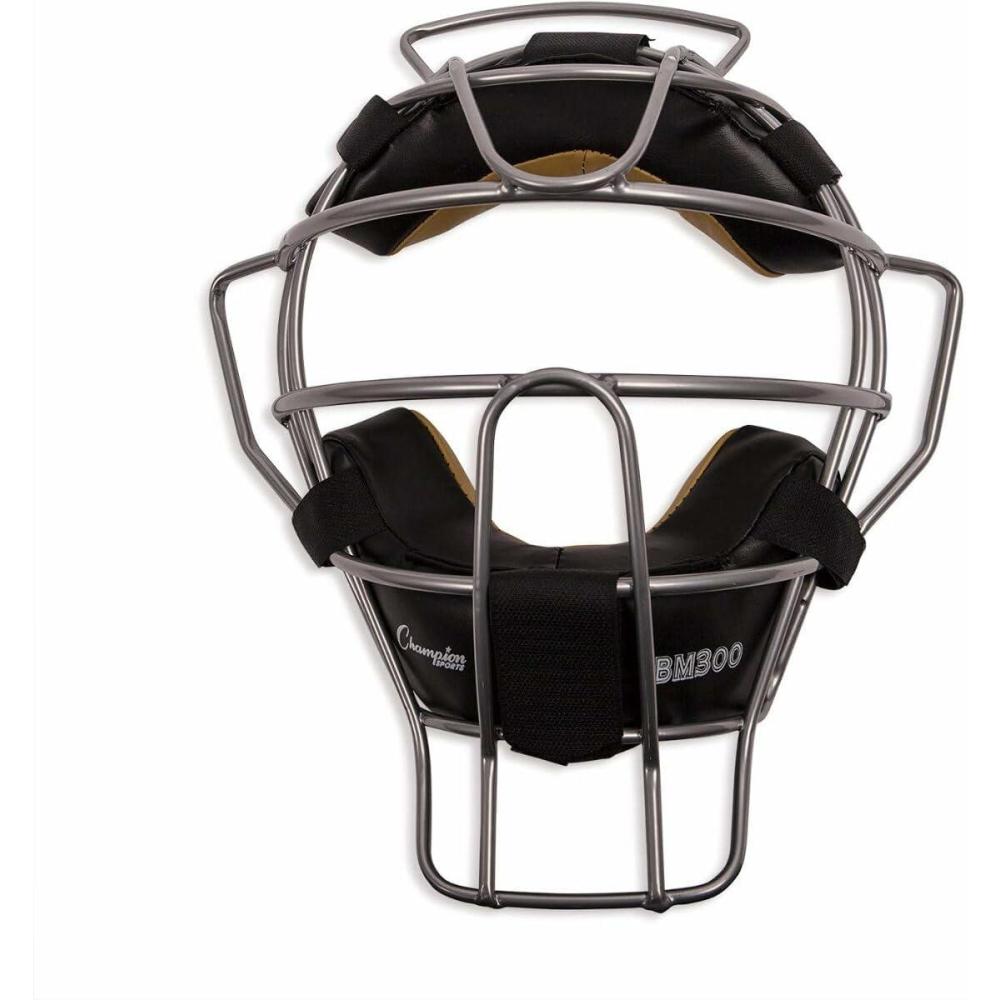 image:imageChampion Sports Ultra Lightweight Baseball Umpire Face Mask SilverAdult