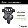 Champion Sports 13″ Lightweight Multi-layered Youth Models Baseball Chest Protector – Removable Shoulder Cap and Tail Chest Protector – Ages: 9-12