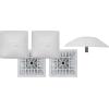 Champion Sports Bolco Style Safety Set of 3 Baseball Bases (15″ x 15” x 2.5”)