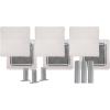 Champion Sports Pro Anchored Baseball/Softball Base Sets – Heavy-Duty Bases with Welded & Bolted Stanchions, Base Replacement Pins & Anchor Plugs(3 Qty Pro Heavy Duty Anchored Set)