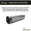 Champion Sports Pro Anchored Baseball/Softball Base Sets – Heavy-Duty Bases with Welded & Bolted Stanchions, Base Replacement Pins & Anchor Plugs(Anchor Base Replacement Pin (1 Qty))
