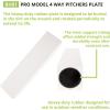 Champion Sports Pro Model 4-Way Pitcher’s Box