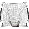 Champion Sports Baseball Softball Net: Rhino Flex Baseball / Softball Pitching and Batting Training Net – Portable Hitting and Throwing Practice Net