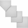 Champion Sports Rubber Bases (Set of 4) – Heavy-Duty Throw-Down Bases for Baseball & Softball