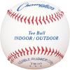 Champion Sports Syntex Leather Cover Indoor/Outdoor Tee Balls – Safety Sponge Core – Pack of 12