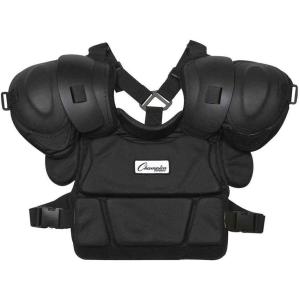 Champion Sports Low Rebound Foam Professional Model Chest Protector – 14″ – Black