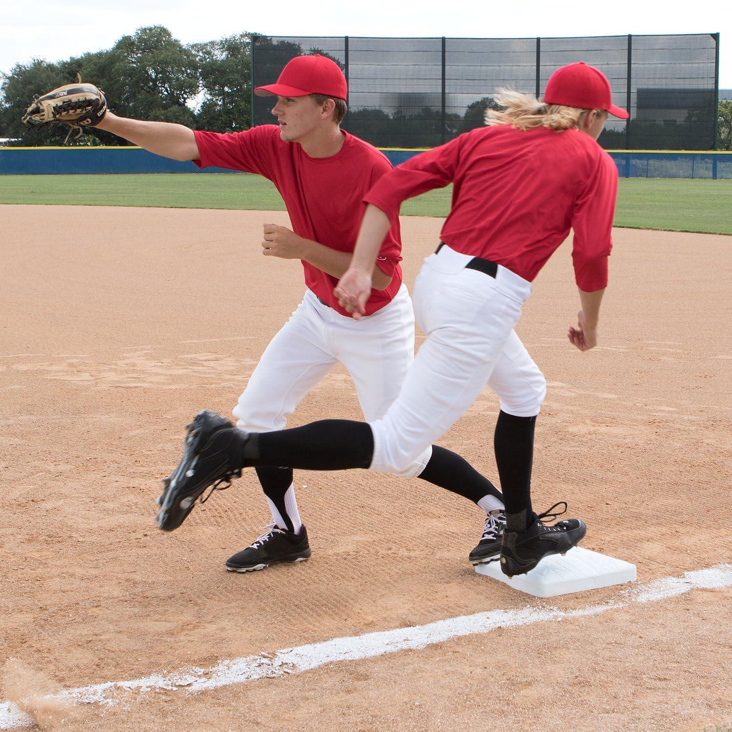 image:imageChampion Sports Break Away Base Set with Quick Release Plates and Stanchion Pan 3 Pack Official Little League Break Away Base Set