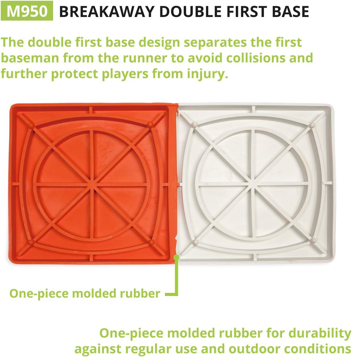 image:imageChampion Sports Double First Base Break Away Base with Ground Anchor System Full Size Double Base Set With Break Away Feature Double Base Set With Release Upon Inpact Design