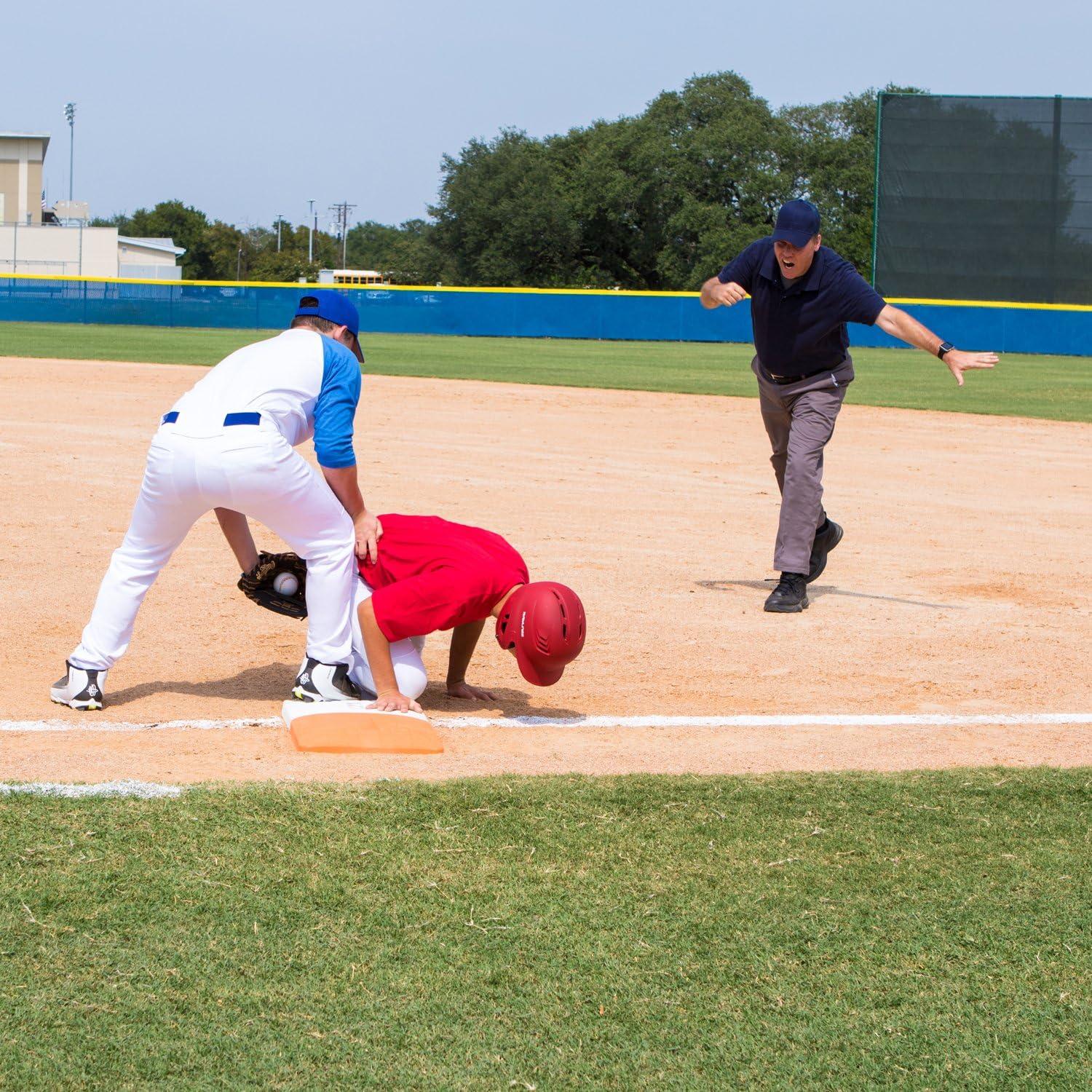 image:imageChampion Sports Double First Base Break Away Base with Ground Anchor System Full Size Double Base Set With Break Away Feature Double Base Set With Release Upon Inpact Design
