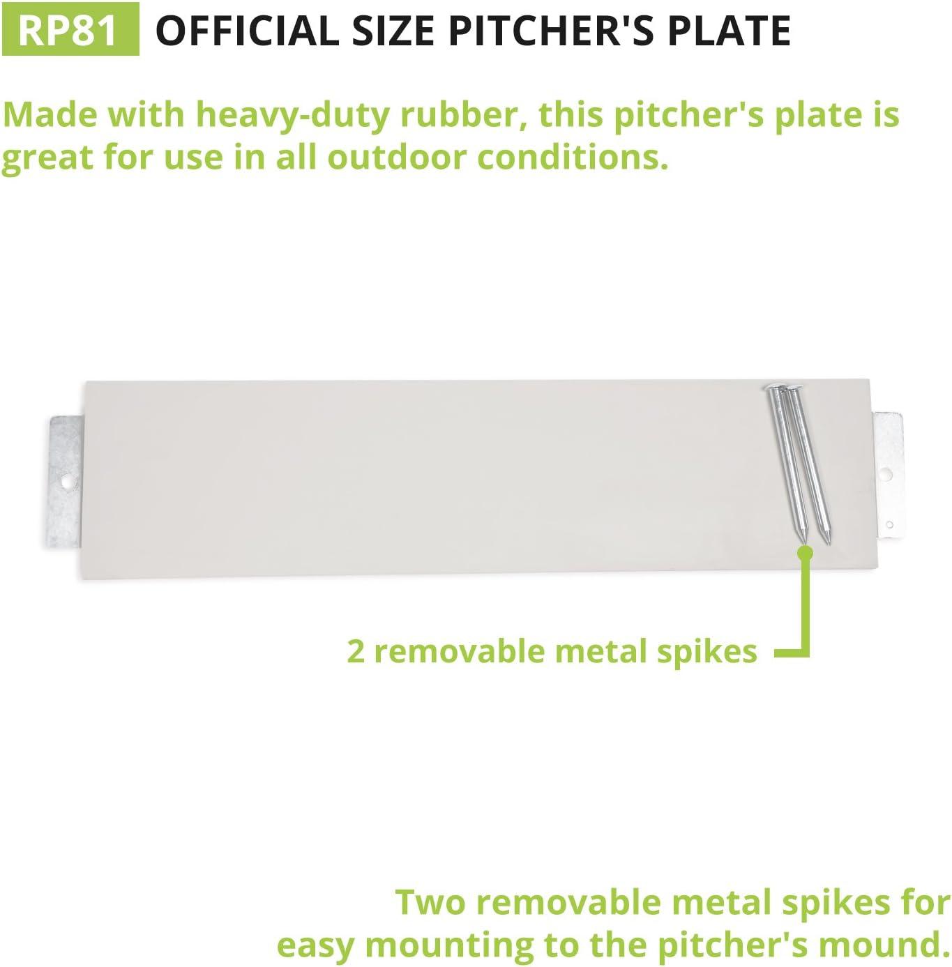 image:imageChampion Sports Heavy Duty Rubber Pitchers Plate All Weather Official Size Pitchers Plate