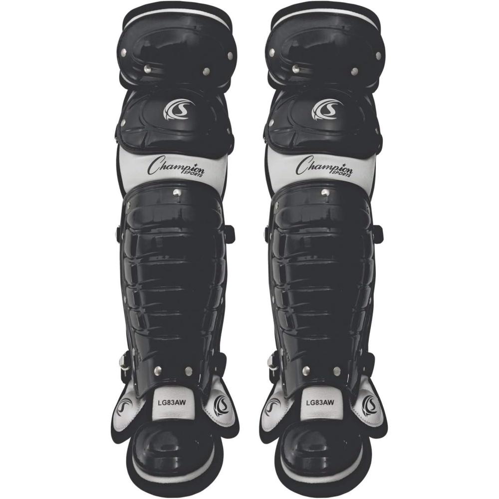 image:imageChampion Sports 13L Double Knee Full Wing Shin Guards with Wraparound Padding Ages 912