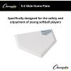 Champion Sports E-Z Slide Homeplate with Spikes – Official Softball Homeplate