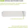 Champion Sports Heavy Duty Rubber Pitcher’s Plate – All- Weather Official Size Pitcher’s Plate