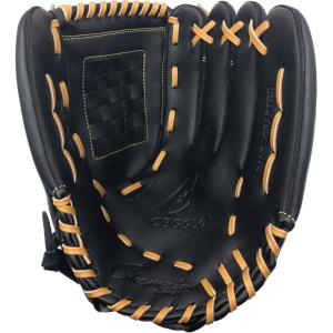 Champion Sports 10.5” Fielder’s Glove – Synthetic Leather Front and Back for Comfort Grip | Closed Basket Web and Conventional Back Design | Deep Set Pocket | Age: Elementary |Right-Handed Glove