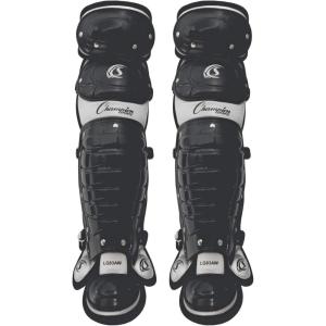 Champion Sports 13″L Double Knee Full Wing Shin Guards with Wrap-around Padding – Ages: 9-12