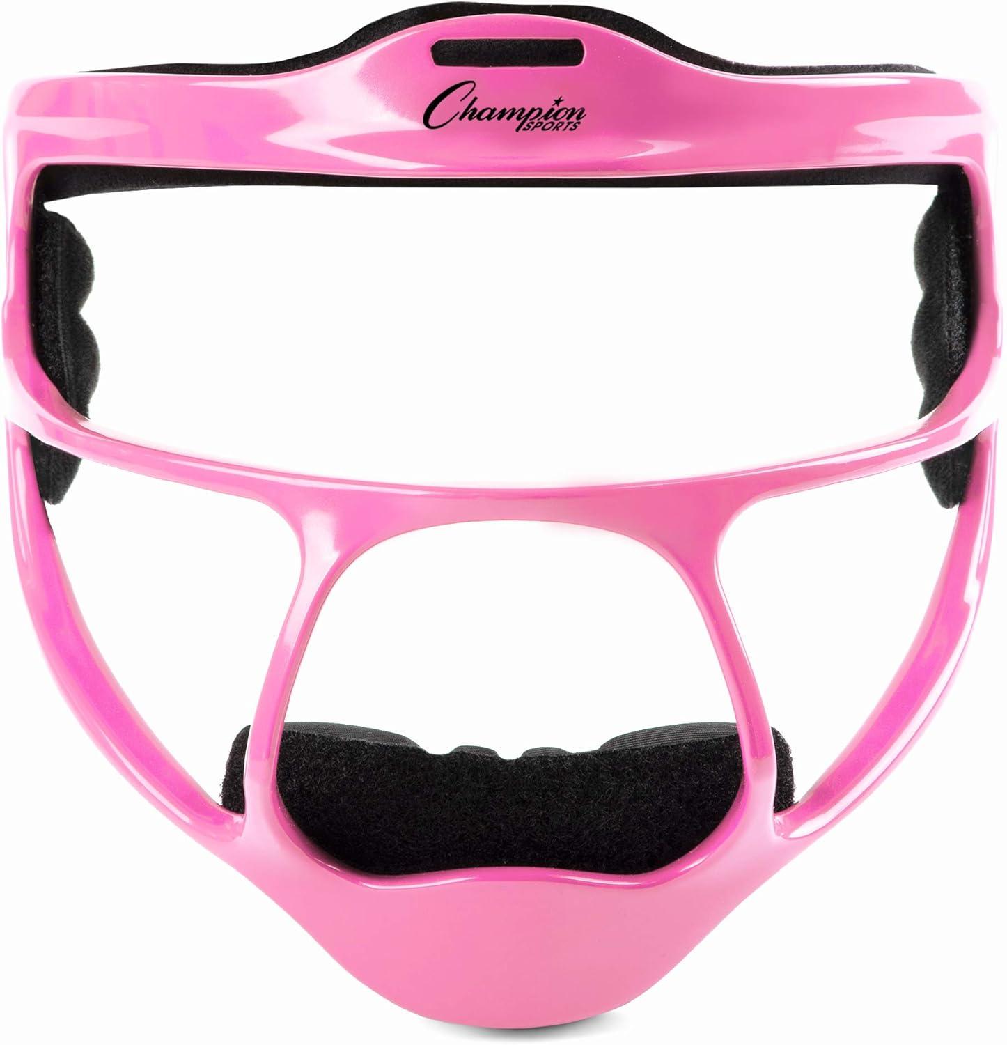 image:imageChampion Sports Ultralight Magnesium Softball Fielders Mask Youth amp Adult Sizes 8oz Lightweight Protective Face GuardPink