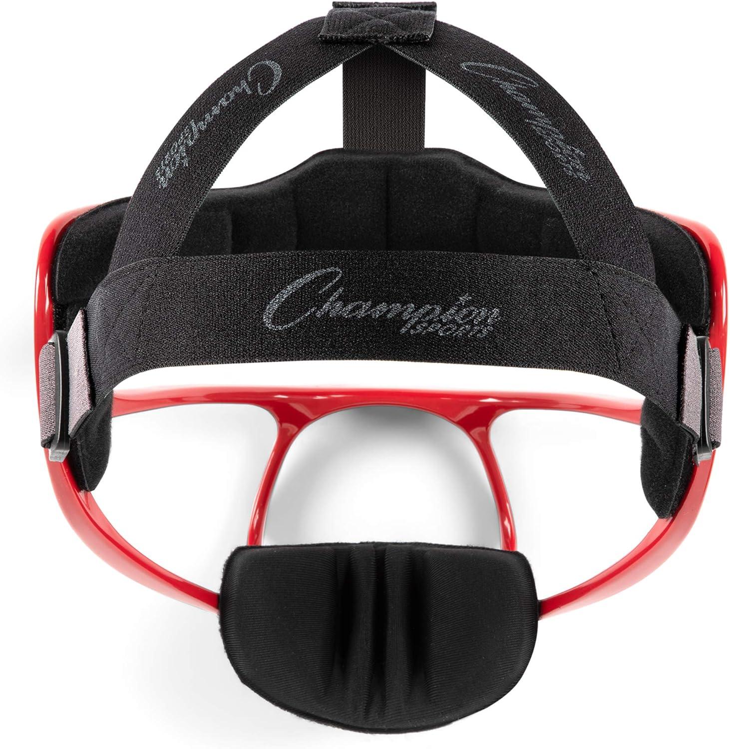 image:imageChampion Sports Ultralight Magnesium Softball Fielders Mask Youth amp Adult Sizes 8oz Lightweight Protective Face GuardRed