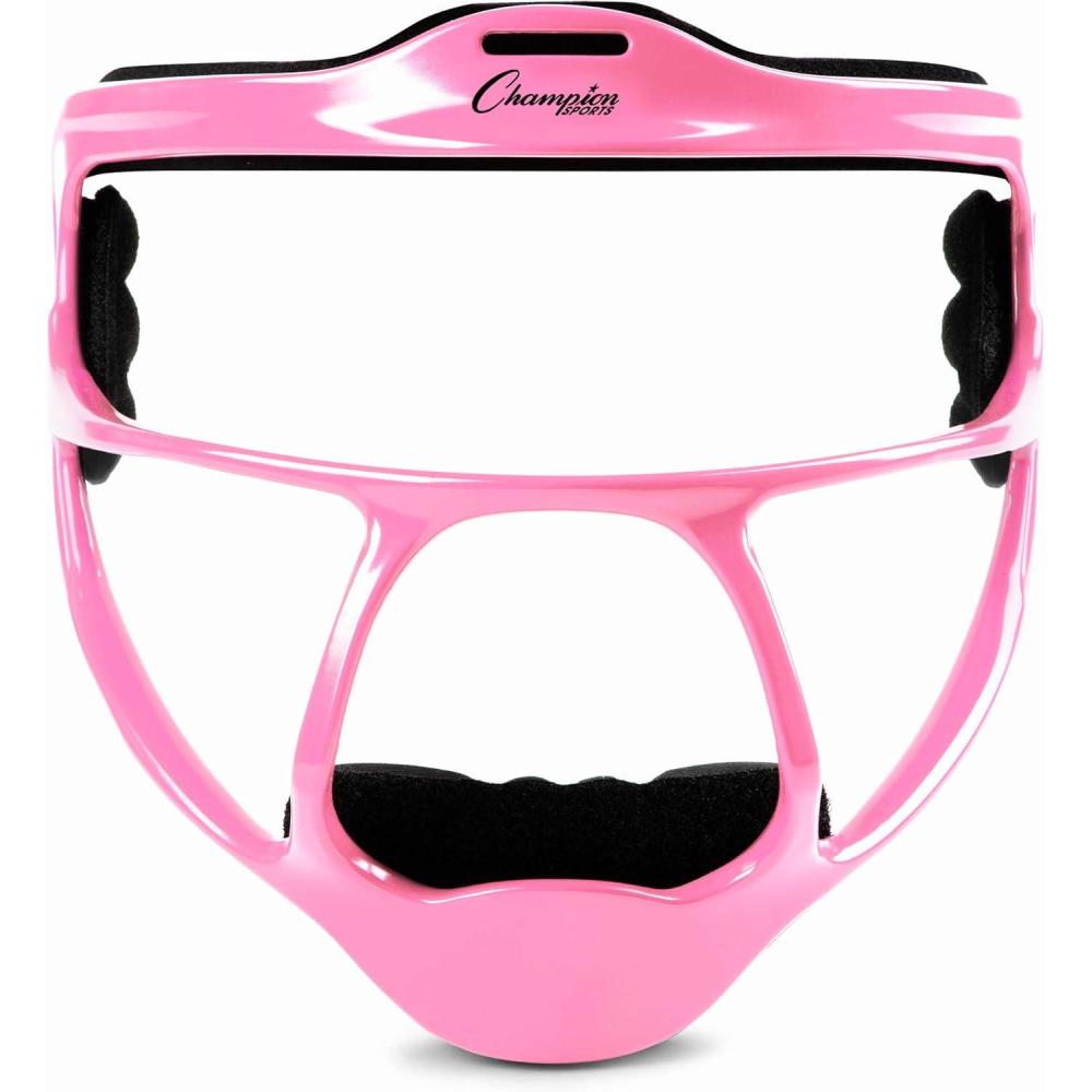 image:imageChampion Sports Ultralight Magnesium Softball Fielders Mask Youth amp Adult Sizes 8oz Lightweight Protective Face GuardPink