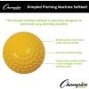 Champion Sports Dimpled Pitching Machine Softball(Yellow)