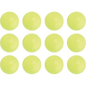 Champion Sports Dimpled Pitching Machine Softball(Optic Yellow)