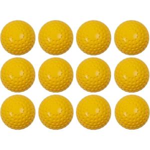 Champion Sports Dimpled Pitching Machine Softball(Yellow)