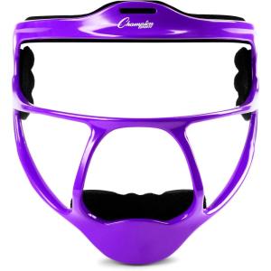 Champion Sports Ultralight Magnesium Softball Fielder’s Mask – Youth & Adult Sizes, 8oz Lightweight Protective Face Guard(Purple)