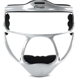Champion Sports Ultralight Magnesium Softball Fielder’s Mask – Youth & Adult Sizes, 8oz Lightweight Protective Face Guard(Silver)